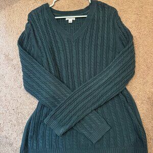 Green XL Knit Croft and Barrow Sweater